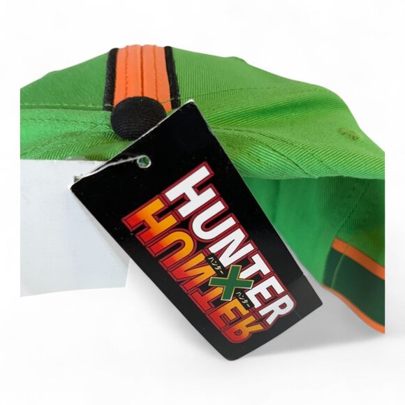 Hunter X Hunter Gon Flat Brim Snapback Hat Concept One Green & Orange - Picture 6 of 6